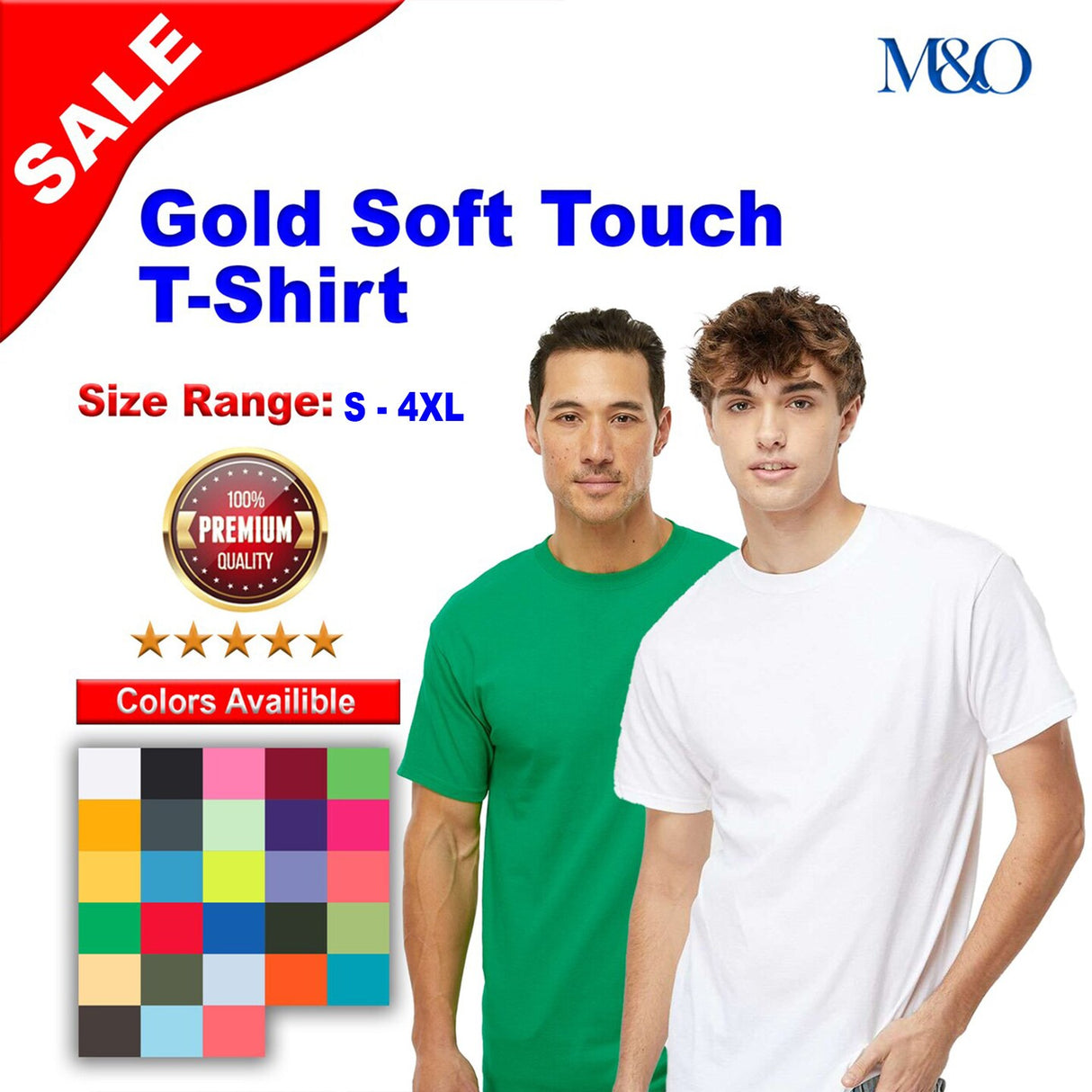 Golden Soft Touch Crewneck Short Sleeve Tee
