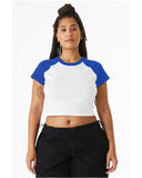 Bella + Canvas® Ladies Micro Ribbed Raglan Baby T Shirt