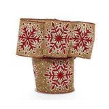 1 Roll Holiday Ribbon Deals 4" x 10 yd Christmas Ribbon