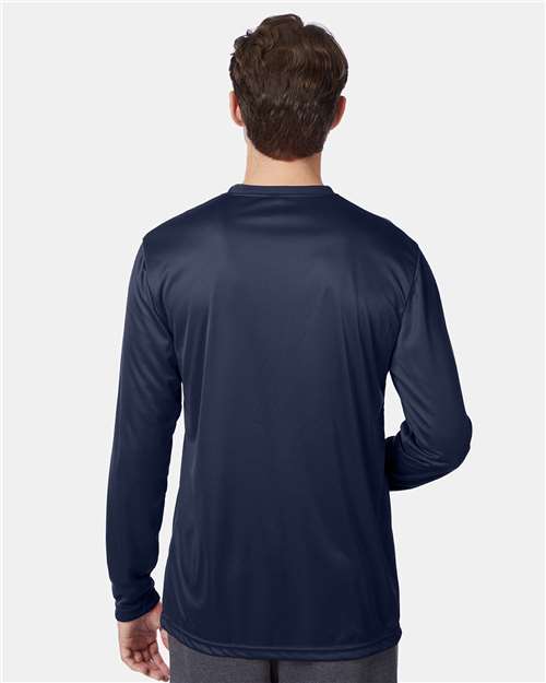 Hanes® Cool DRI Long Sleeve Crewneck Performance T-Shirt