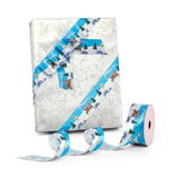 Christmas Scene Satin Ribbon 1 1/2 '' x 25 Yards