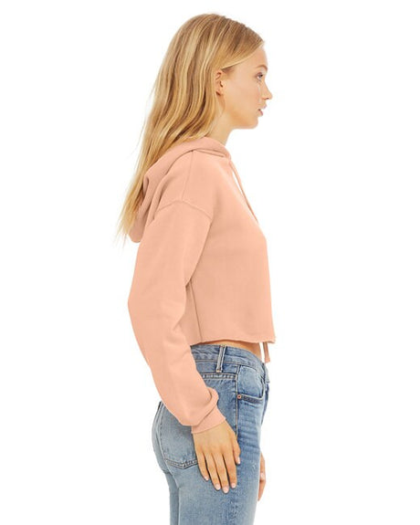 Bella + Canvas® Ladies Cropped Fleece Hoodie