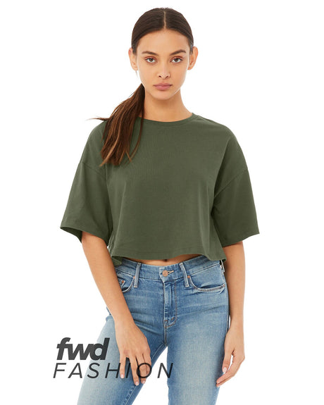 Bella + Canvas® FWD Fashion Ladies Short Sleeve Jersey Cropped T-Shirt