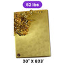 Gold Texture Embossed Metallic Wrapping Paper 30" x 833" Jumbo Roll