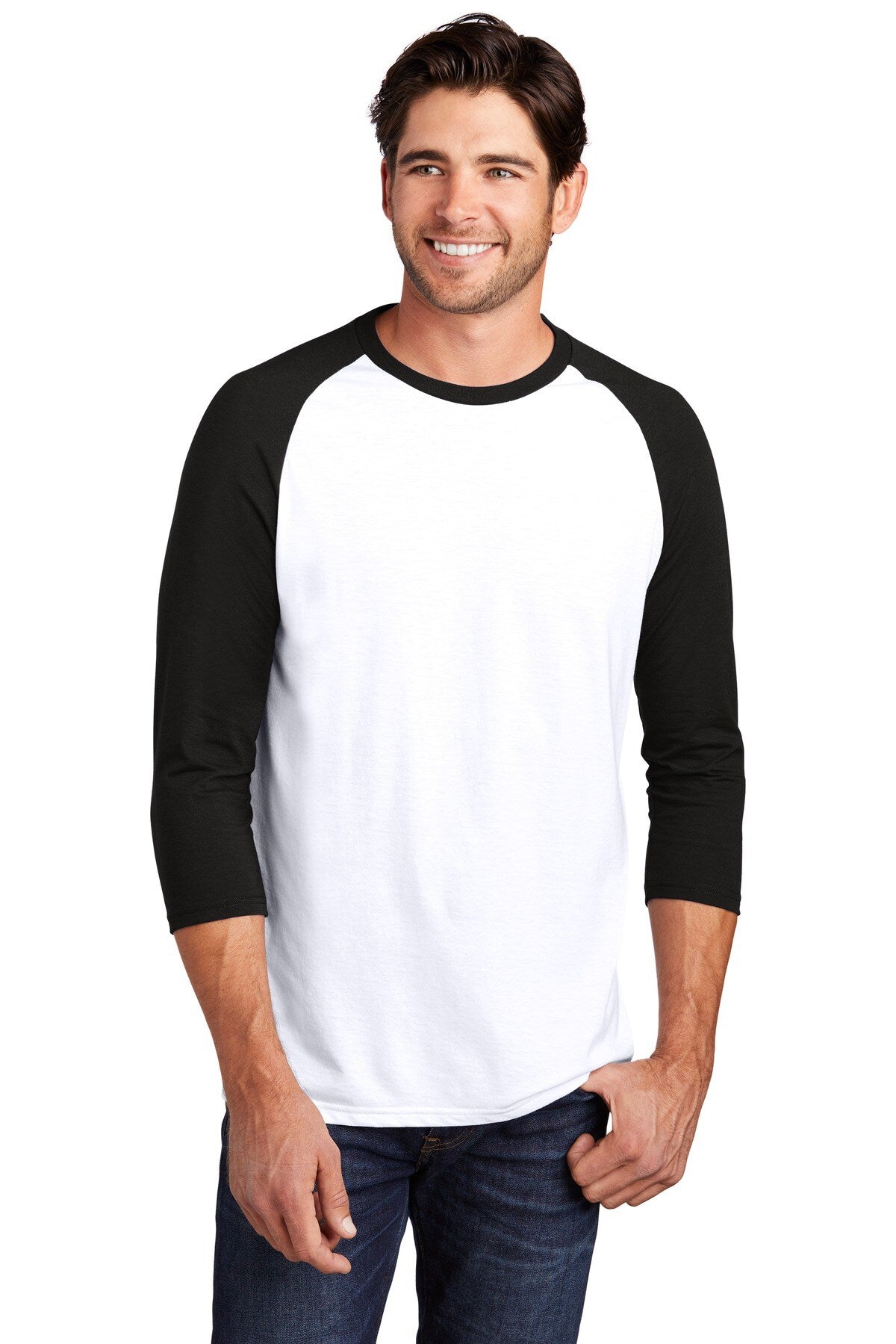 District® Perfect Tri 3/4-Sleeve Raglan