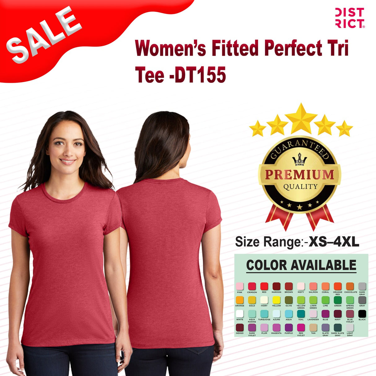 District® Women’s Fitted Perfect Tri Tee