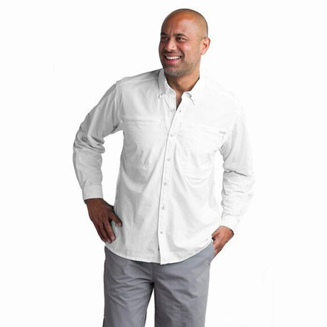 Front view of Paragon Kitty Hawk Long Sleeve Performance Fishing Shirt for outdoor and active wear