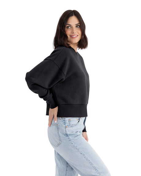Next Level® Ladies' Heavyweight Long Sleeve Crewneck Sweatshirt