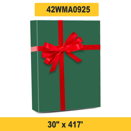 Bold Solid Wrapping Paper 30" x 417' 60 lbs for Memorable Gift Presentations