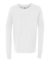 Bella + Canvas® Youth Heather CVC Crewneck Long Sleeve T-Shirt
