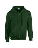 Sudadera con capucha con cremallera completa Gildan Heavy Blend - Forro polar premium