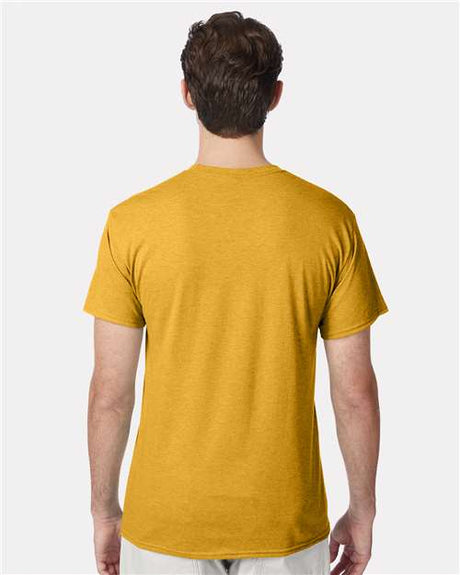 Hanes® Perfect-T Triblend Short Sleeve Crew Neck T-Shirt