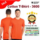 Next Level® Cotton Short Sleeve Crew Neck T-Shirt