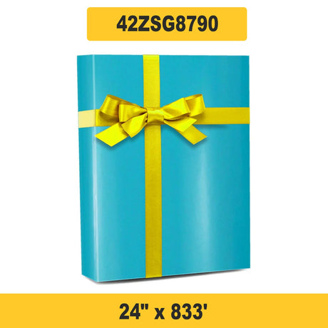 Refined Solid Color Paper 24" x 833' 60 lbs for Festive Wrapping