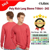 Tultex® Poly-Rich Long Sleeve Crewneck T-Shirt