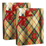 Plaid Christmas Wrapping Paper Traditional Gold Plaid 26 ''x833 '