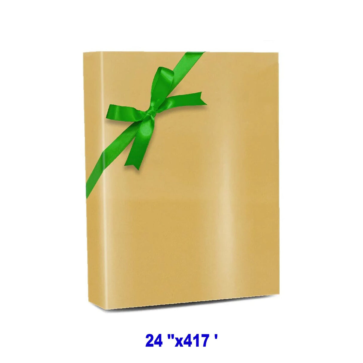 Durable Solid Wrapping Paper 24" x 417' 60 lbs for Everyday Use
