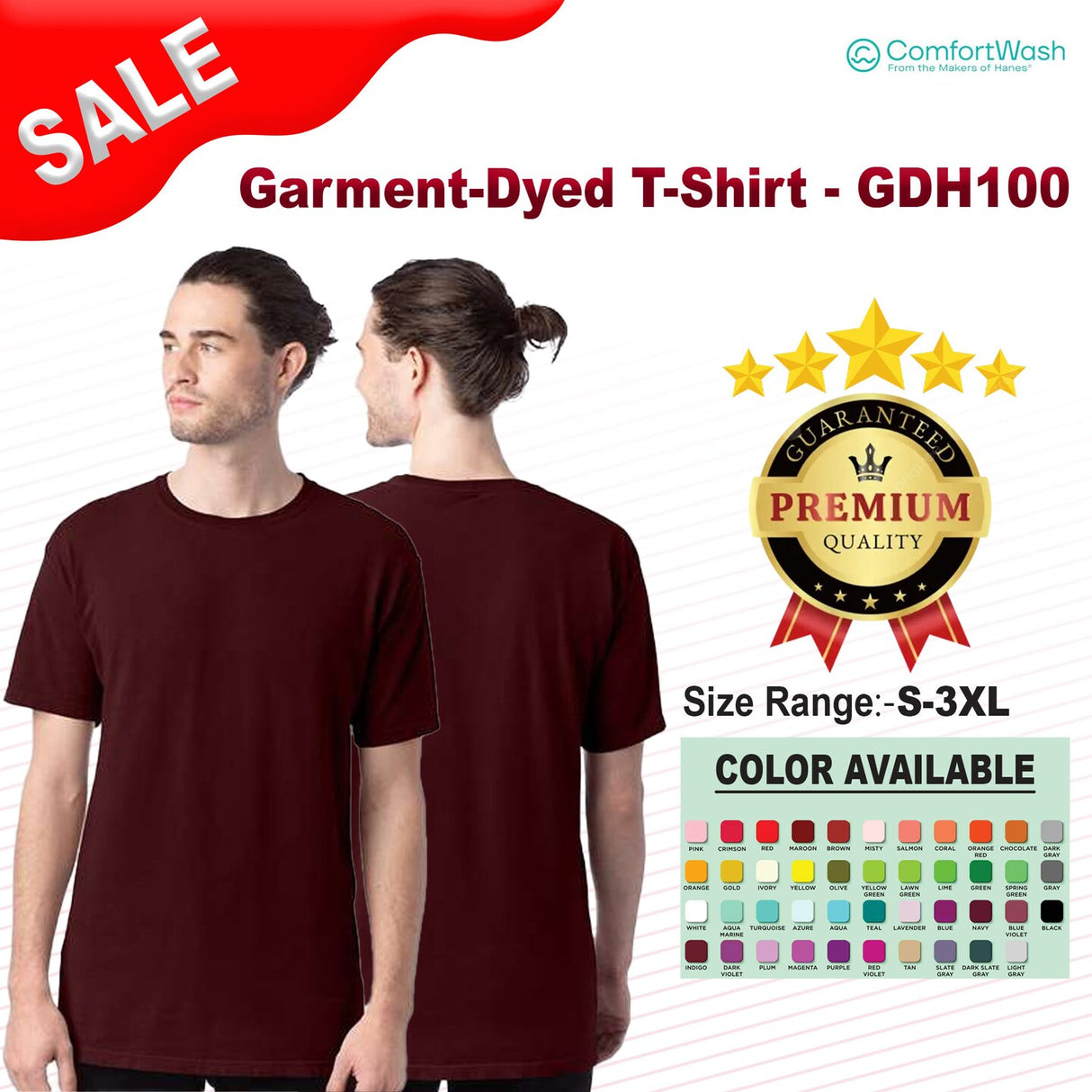 Hanes® Garment Dyed T-Shirt