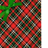 Plaid Christmas Wrapping Paper Red / Gold Holographic Plaid 30 '' × 833 '
