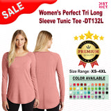District® Women’s Tri Long Sleeve Tunic Tee