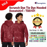 Champion® Scrunch Dye Tie-Dye Hooded Sweatshirt