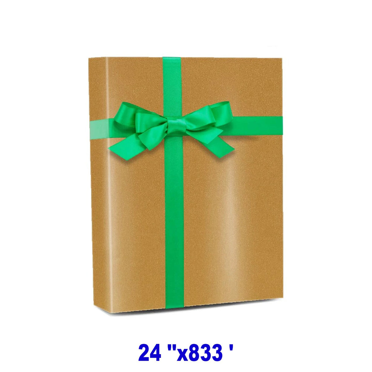 Vibrant Solid Gift Wrap 24" x 833' 60 lbs for Festive Occasions