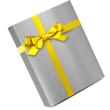 Pale Silver Embossed Metallic Wrapping Paper 24" x 417" Roll