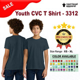 Next Level® Youth Short Sleeve Crewneck CVC T-Shirt