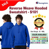 Champion® Reverse Weave Hooded Long Sleeve Sweatshirt