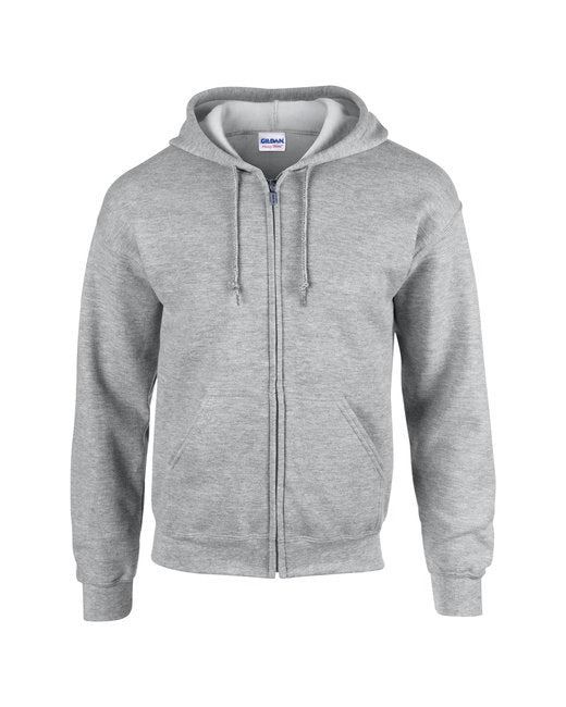Gildan® Heavy Blend Full-Zip Long Sleeve Hooded Sweatshirt