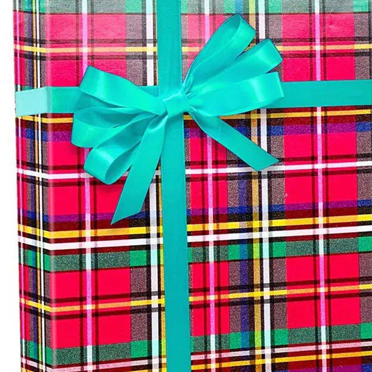 Plaid Christmas Wrapping Paper Tartan 24 ''x 417 '