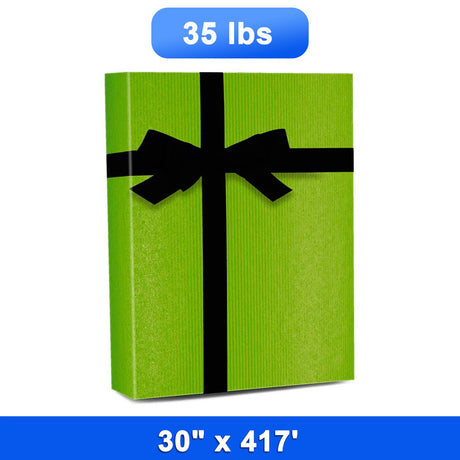 Wide Stripe Wrapping Paper Roll 30'' x 417' 35 lbs