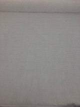 NFP Facade Blanco Polyester Fabric - White Batist Look Sheer, 118" Width, 2.00" H 3.50" V Repeat (1 Yard)