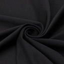 Elite Silky Polyester Spandex Fabric - Black, 60/61" Width (1 Yard)