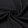 Elite Silky Polyester Spandex Fabric - Black, 60/61" Width (1 Yard)