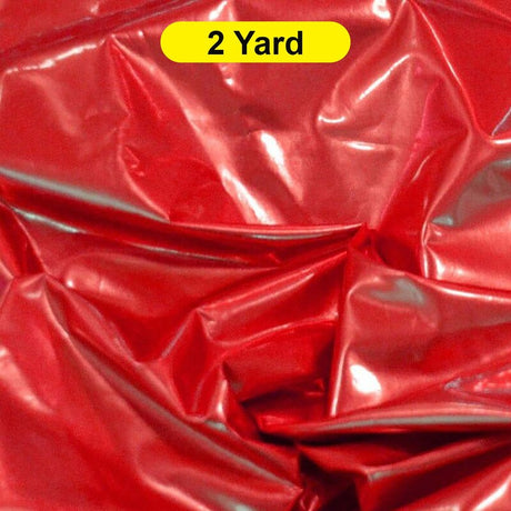 Wet Seal Stretch Vinyl Wet Look Shiny Stretchy Fabric 54" Wide