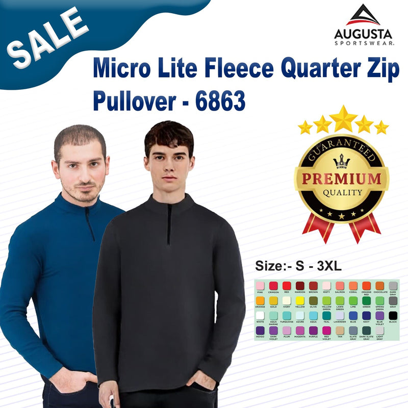 Augusta Sportswear® Unisex Micro Lite Fleece Quarter Zip Pullover