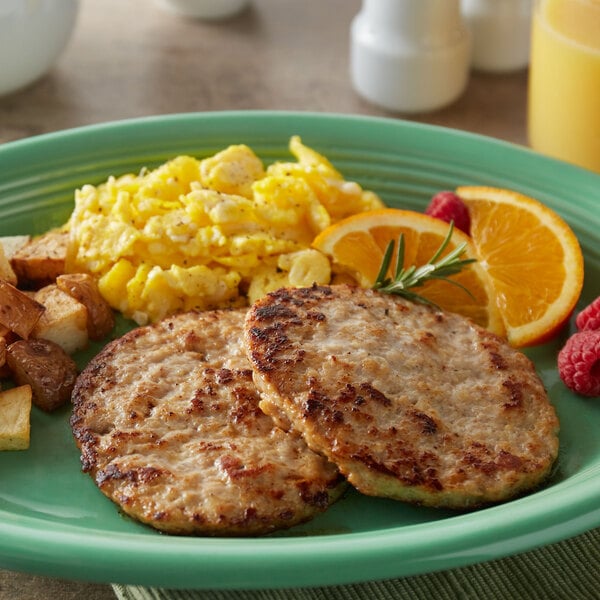 Hatfield Chef Signature 4 oz. Pork Sausage Patty- 10 lb.