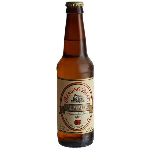 Reading Soda Works Cider Ginger Beer 12 fl. oz. - 12/Case