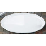 G. E. T. Melamine Plates, Scallop-Edged Round, Bake & Brew Series, 11.63" Dia - Case of 12