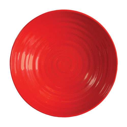 G. E. T. Melamine Bowls, Red Sensation Series, 4 Quart, 13.25" diameter 3.25" D - Case of 6