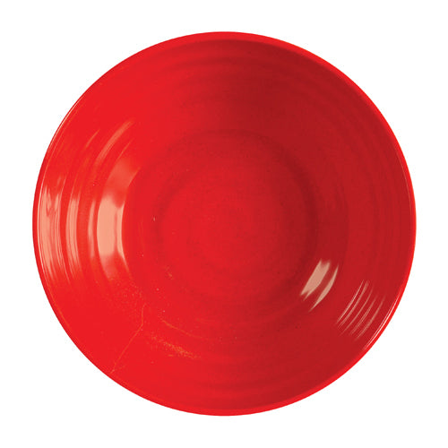 G. E. T. Melamine Bowls, Red Sensation Series, 36 oz., 7.75" Diameter x 3" Deep - Case of 12