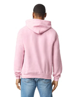 Gildan 18500 Pullover Hoodie Fabric - Light Pink, Classic Fit, Double-Lined Hood, Pouch Pocket (1 Piece)