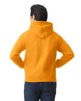 Gildan 18500 Pullover Hoodie - Heavy Blend Cotton Polyester Fabric - Gold, Classic Fit, Double-Lined Hood (1 Unit)