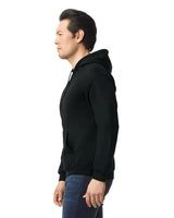 Gildan 18500 Pullover Hoodie - Black Cotton Blend Fabric - Black, Classic Fit, Double-Lined Hood, Pouch Pocket (1 Piece)