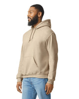 Gildan 18500 Pullover Hoodie Cotton Blend Fabric - Sand, Classic Fit, Double-Lined Hood (1 Piece)