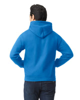 Gildan 18500 Pullover Hoodie - Heavy Blend Cotton Polyester Fabric - Royal, Classic Fit, Double-Lined Hood (1 Unit)
