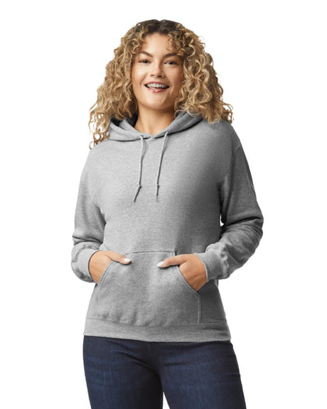 Gildan 18500 Pullover Hoodie - Heavy Blend Cotton Polyester Fabric, Sport Grey (1 Unit)