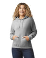 Gildan 18500 Pullover Hoodie - Heavy Blend Cotton Polyester Fabric, Sport Grey (1 Unit)