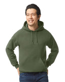Gildan 18500 Heavy Blend Pullover Hoodie - Military Green, Classic Fit, Double-Lined Hood (1 Piece)